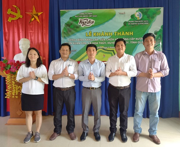 Khánh thành công trình nước sạch phục vụ người dân tại Quảng Bình - Ảnh 1.