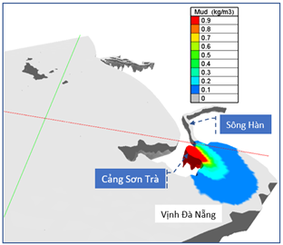 NGHIÊN CỨU ĐÁNH GIÁ SỰ LAN TRUYỀN BÙN NẠO VÉT TỪ CẢNG SƠN TRÀ VÀ KHẢ NĂNG ẢNH HƯỞNG ĐẾN NHÀ MÁY NƯỚC CẦU ĐỎ - Ảnh 13.
