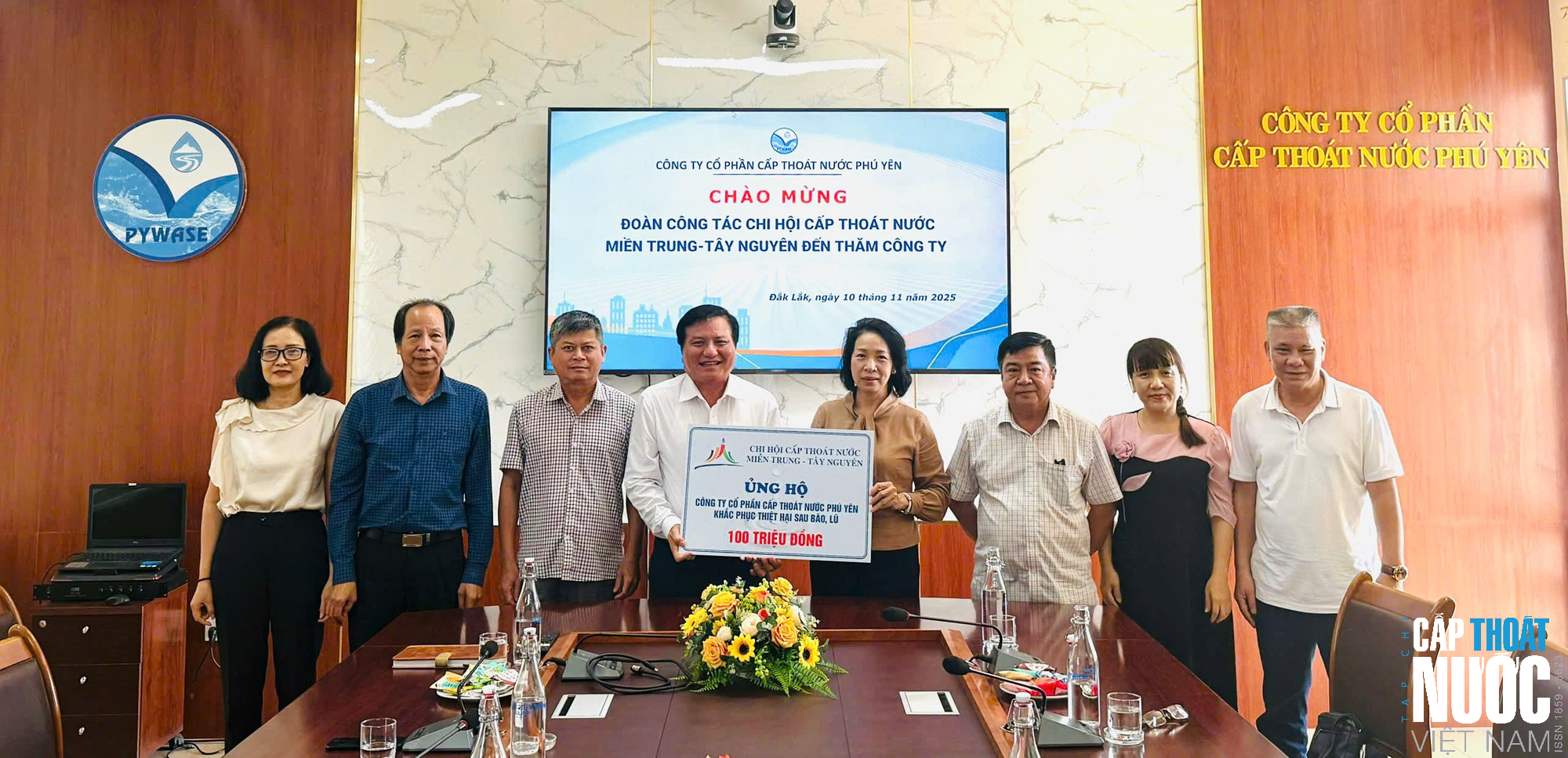 Chung tay vượt qua thiên tai: Chi hội Cấp thoát nước Miền Trung – Tây Nguyên hỗ trợ hội viên bị ảnh hưởng bão, lũ - Ảnh 1.