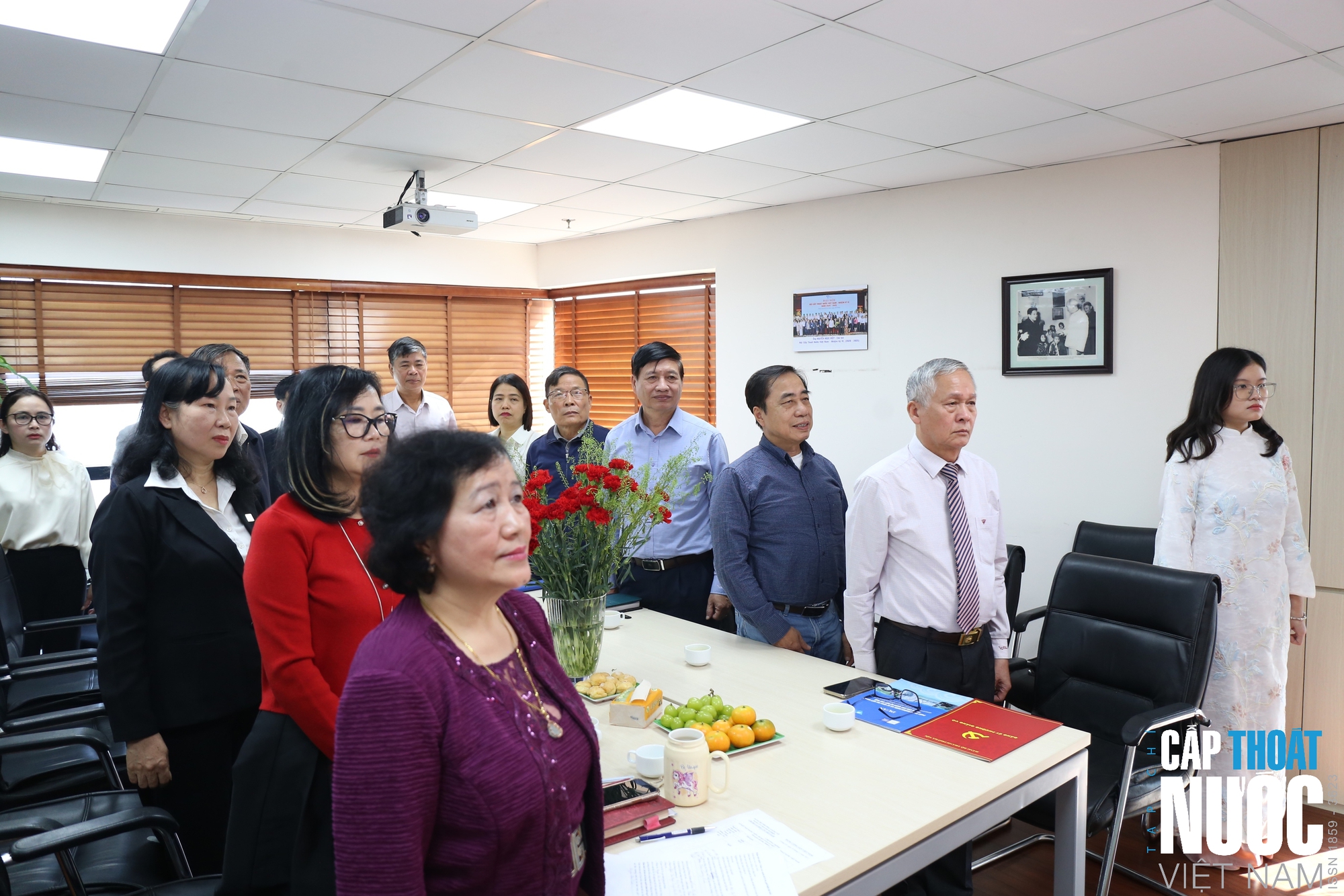 Chi bộ Cơ quan Hội Cấp Thoát nước Việt Nam tổ chức Lễ kết nạp đảng viên - Ảnh 6.