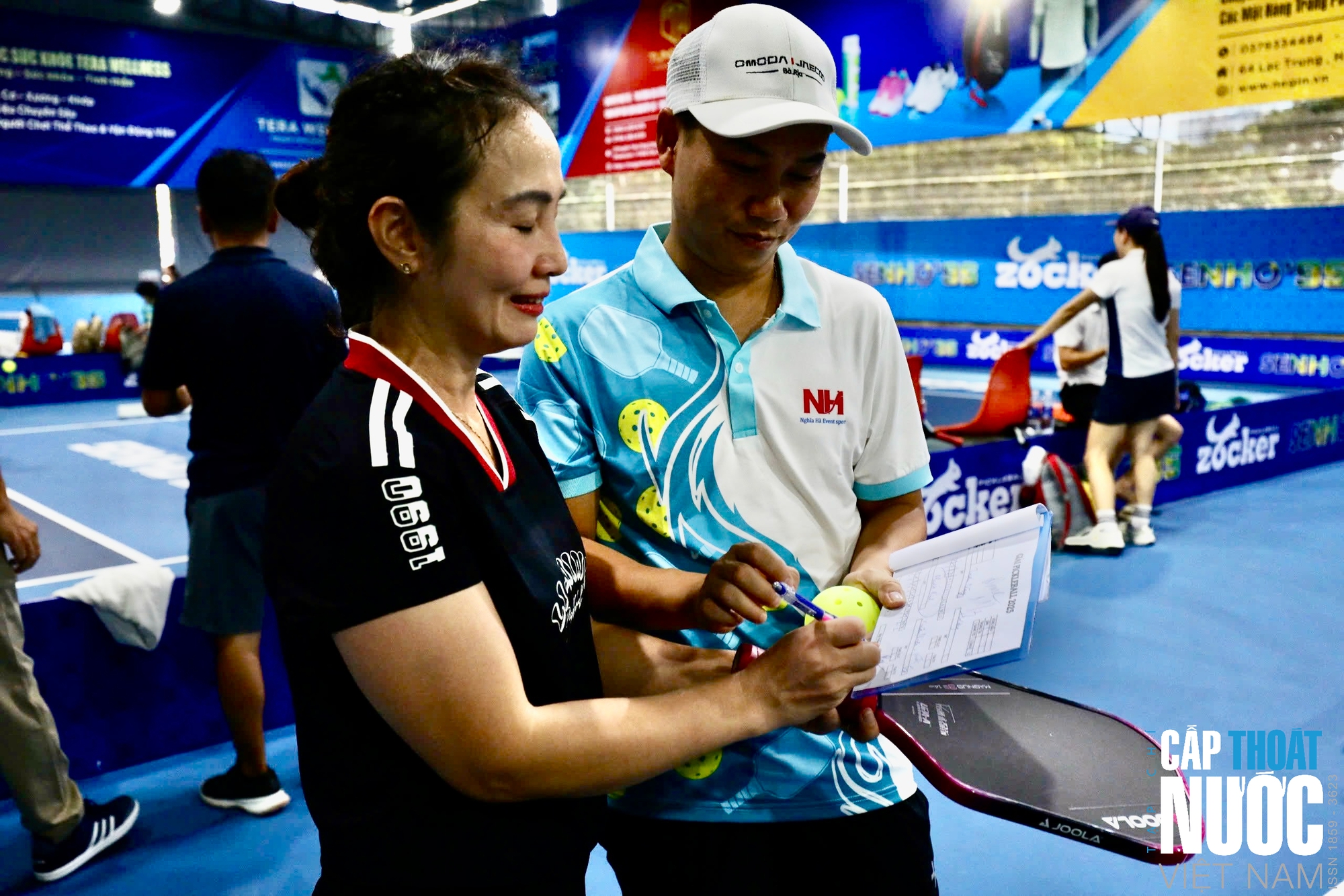 Sôi nổi giao lưu Pickleball tại Hội nghị thường niên Chi hội Cấp Thoát nước miền Nam - Ảnh 5.