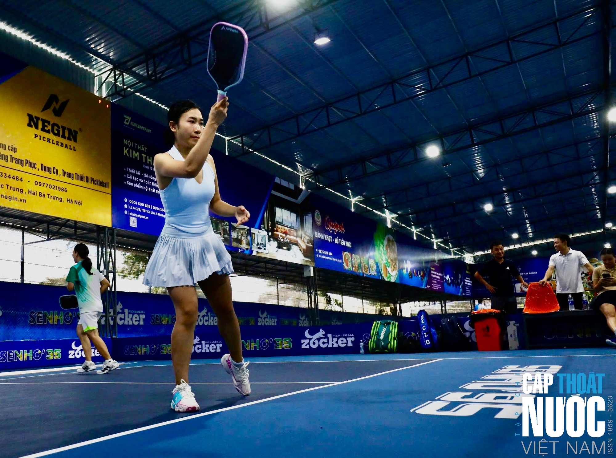 Sôi nổi giao lưu Pickleball tại Hội nghị thường niên Chi hội Cấp Thoát nước miền Nam - Ảnh 6.