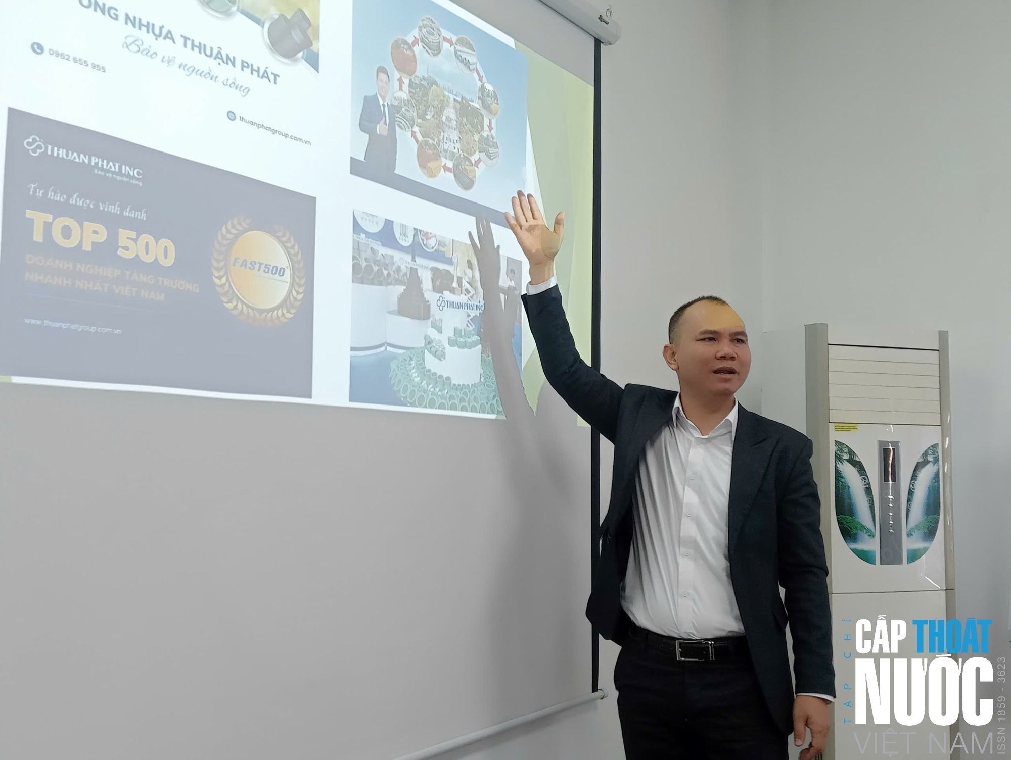 Hội Cấp Thoát nước Việt Nam thăm và làm việc tại Nhà máy Thuận Phát - Ảnh 7.