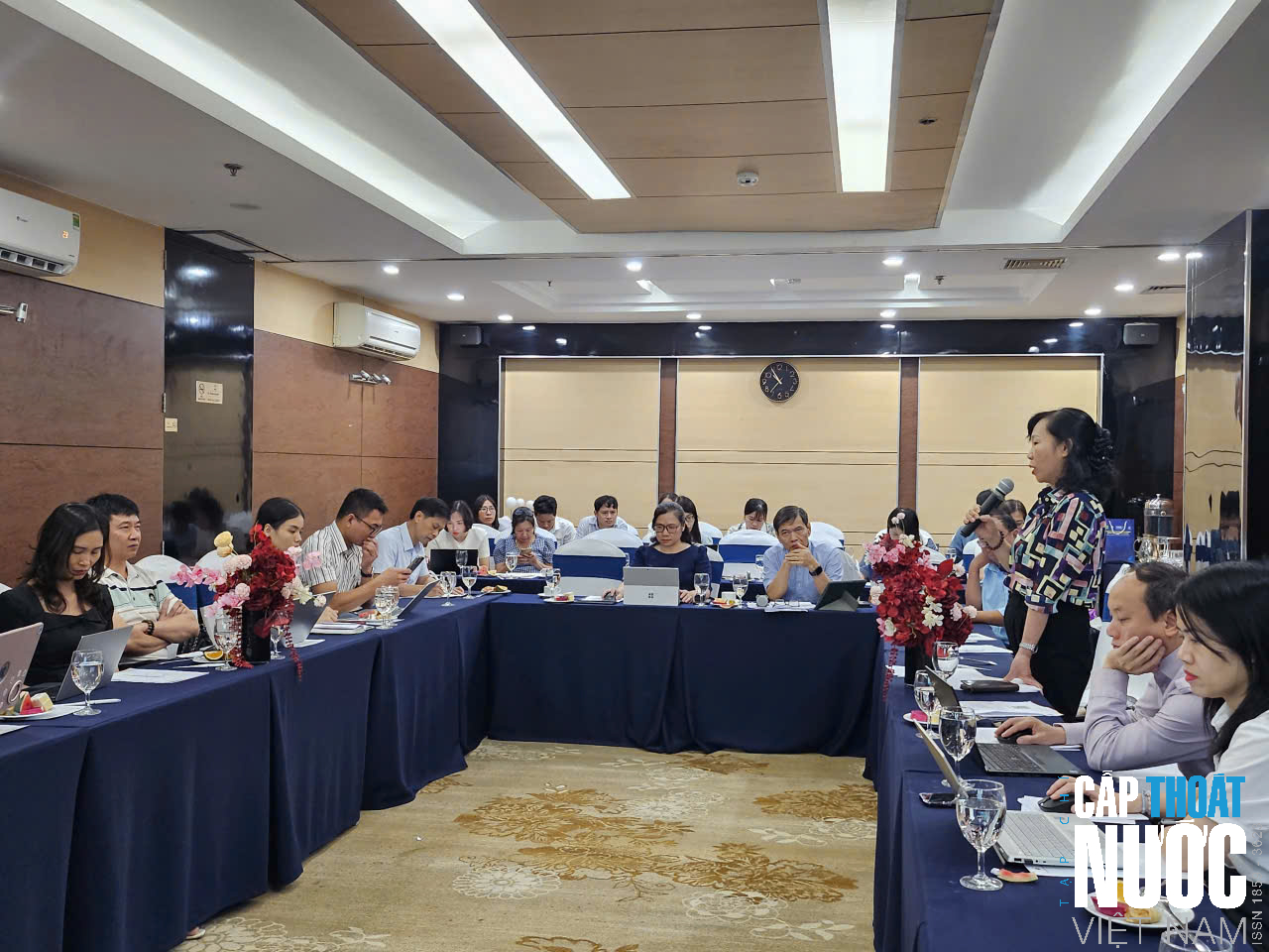 Hội thảo lấy &yacute; kiến dự thảo t&agrave;i liệu hướng dẫn triển khai m&ocirc; h&igrave;nh hợp t&aacute;c c&ocirc;ng tư trong phục hồi nguồn nước - Ảnh 3.