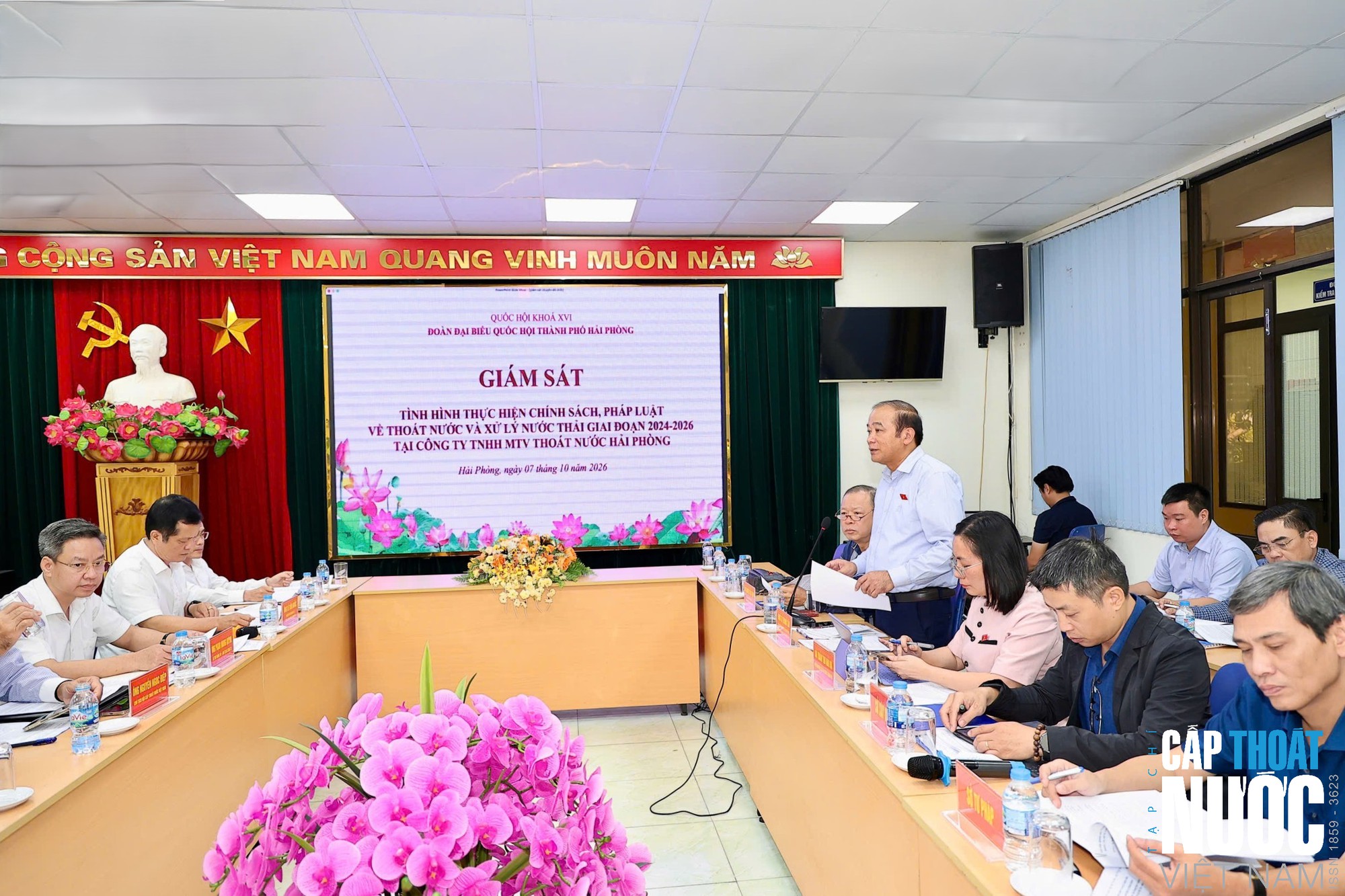 Hải Phòng giám sát việc thực hiện chính sách, pháp luật về thoát nước và xử lý nước thải - Ảnh 4.