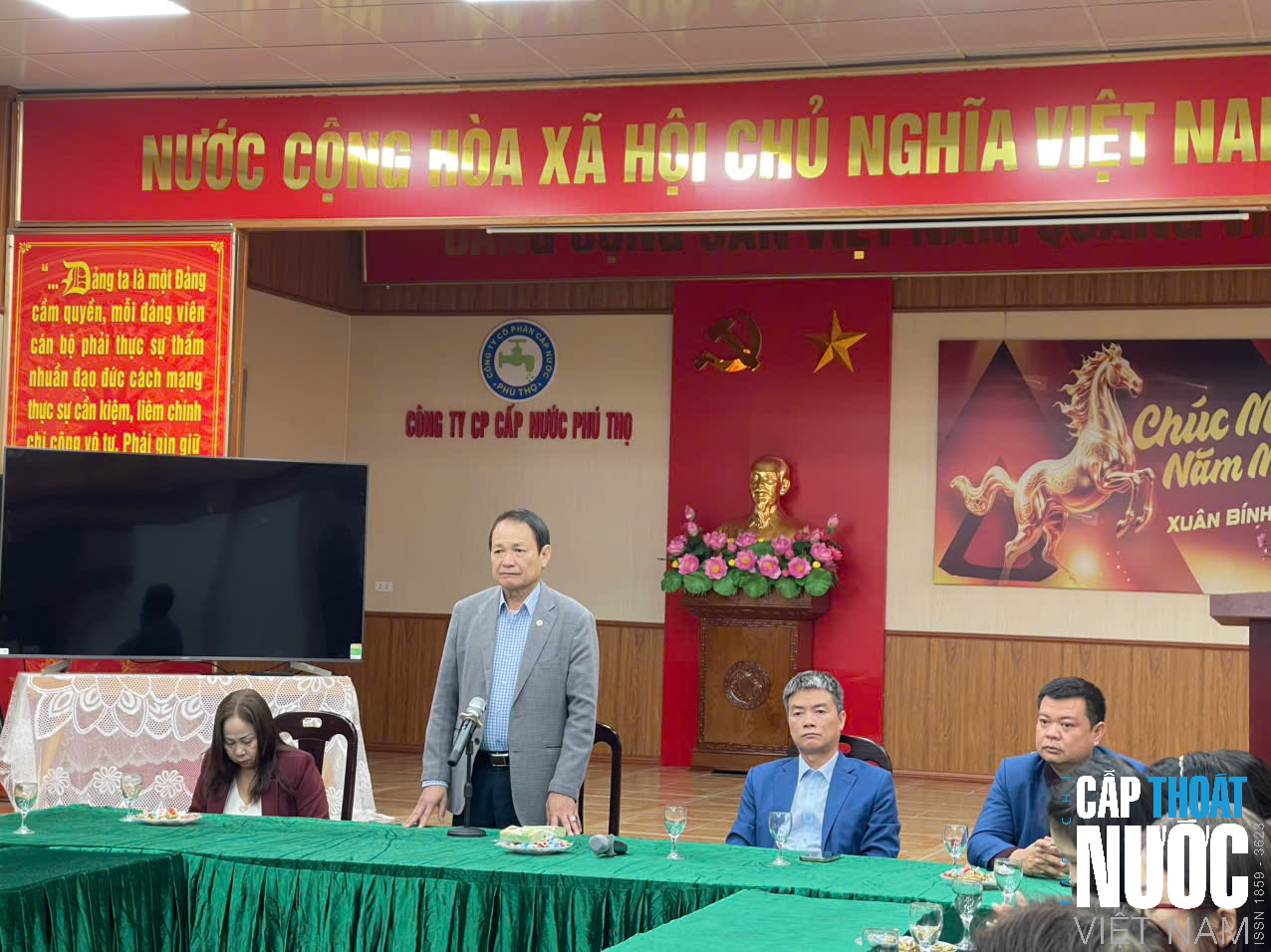 Cấp nước Phú Thọ giữ dòng chảy mùa xuân, vững nhịp sản xuất đầu năm mới- Ảnh 1. Cấp nước Phú Thọ giữ dòng chảy mùa xuân, vững nhịp sản xuất đầu năm mới- Ảnh 1.