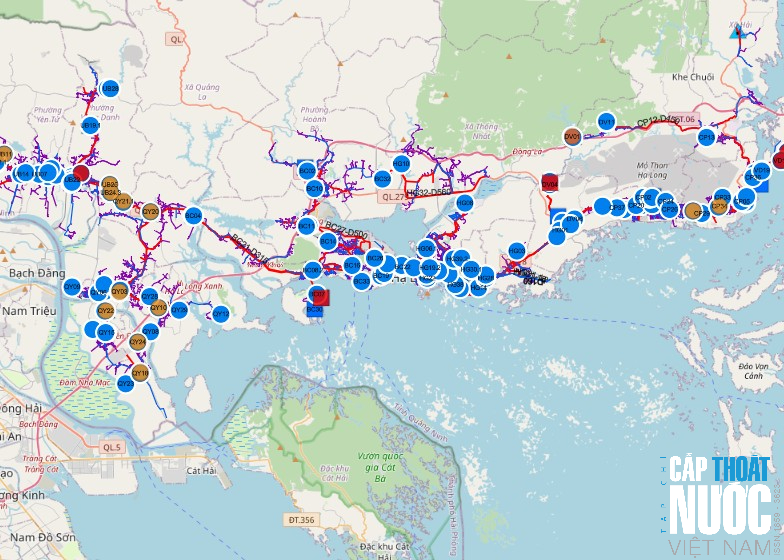 Lời giải kỹ thuật cho bài toán vận hành hệ thống cấp nước Quảng Ninh- Ảnh 3. Lời giải kỹ thuật cho bài toán vận hành hệ thống cấp nước Quảng Ninh- Ảnh 3.