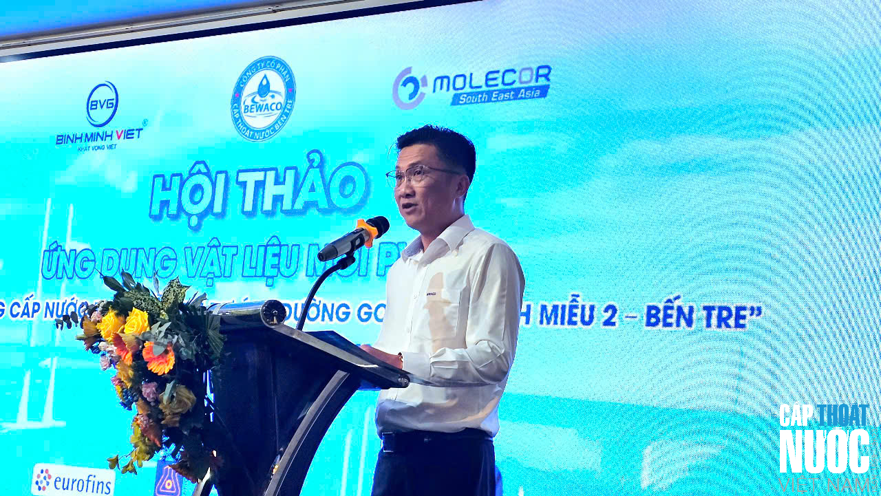 PVC-O trong cấp nước được nhìn từ công trình tại Bến Tre - Ảnh 3.