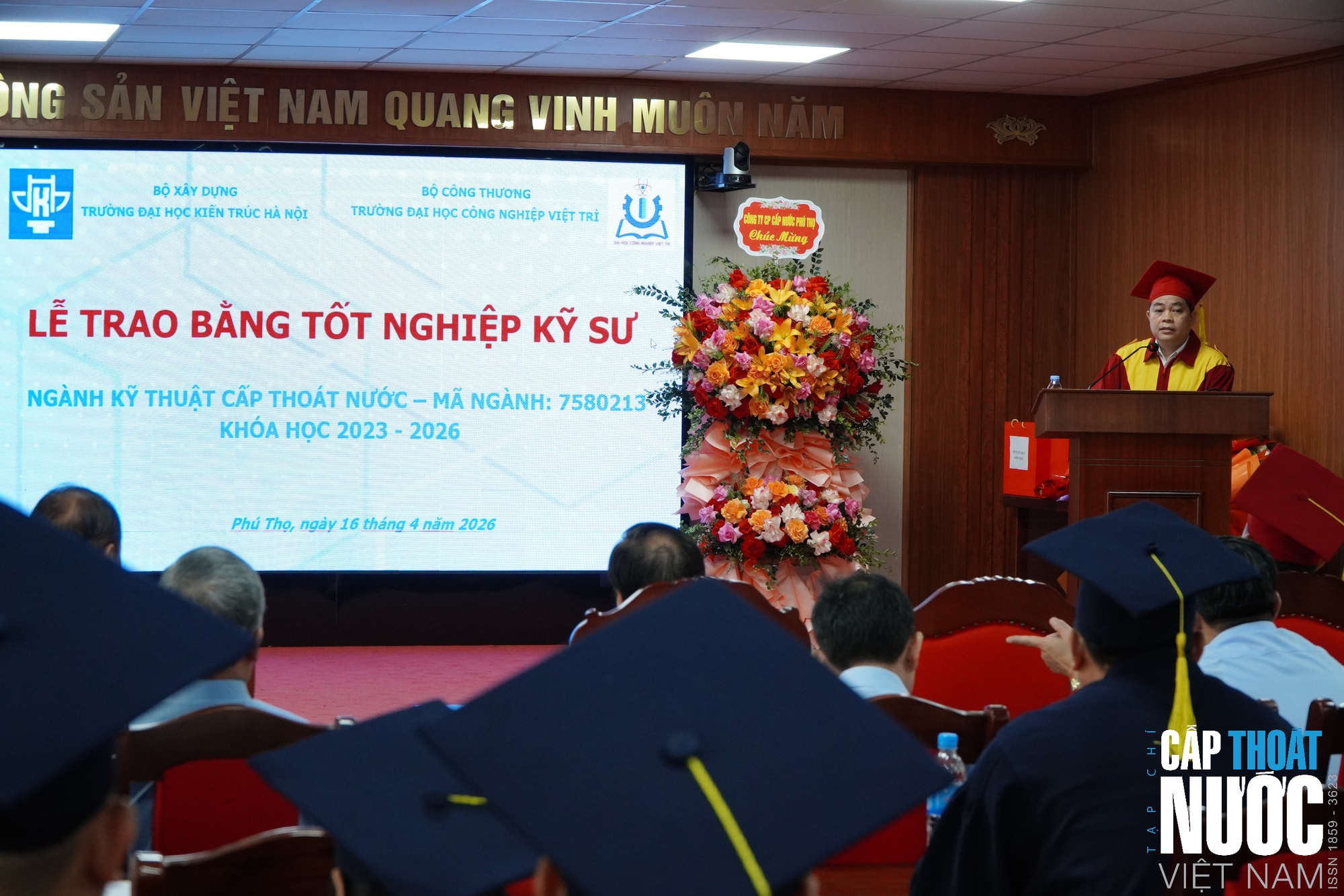 Thêm 26 kỹ sư cấp thoát nước tốt nghiệp từ mô hình liên kết giữa cơ sở đào tạo và doanh nghiệp - Ảnh 3.