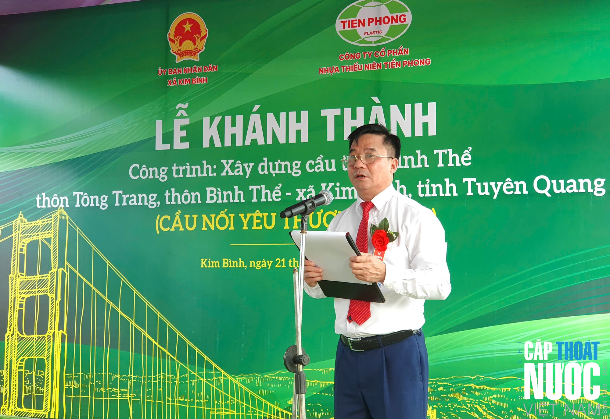 Nhựa Tiền phong khánh thành Cầu nối yêu thương số 119- Ảnh 1.