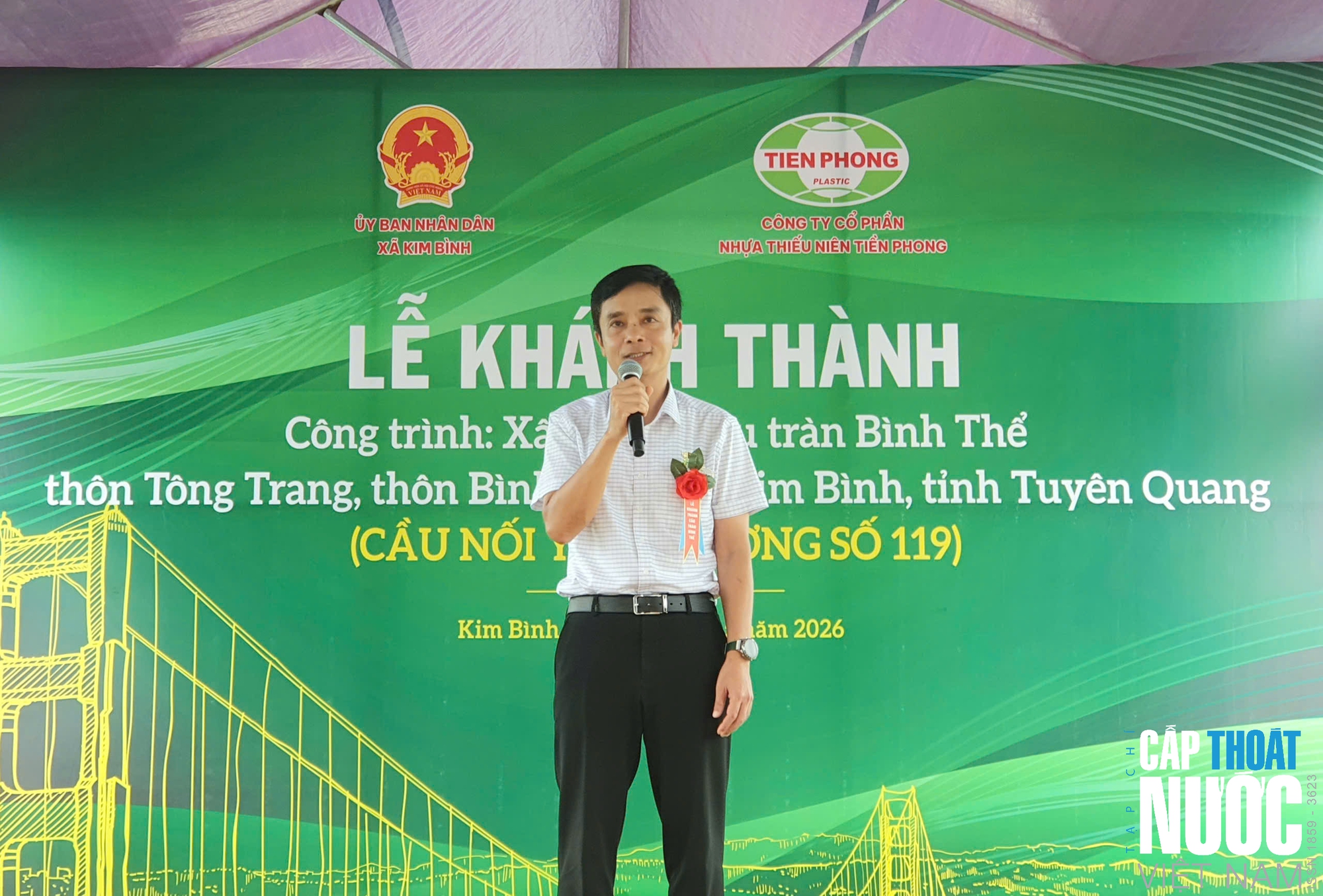 Nhựa Tiền phong khánh thành Cầu nối yêu thương số 119- Ảnh 2.