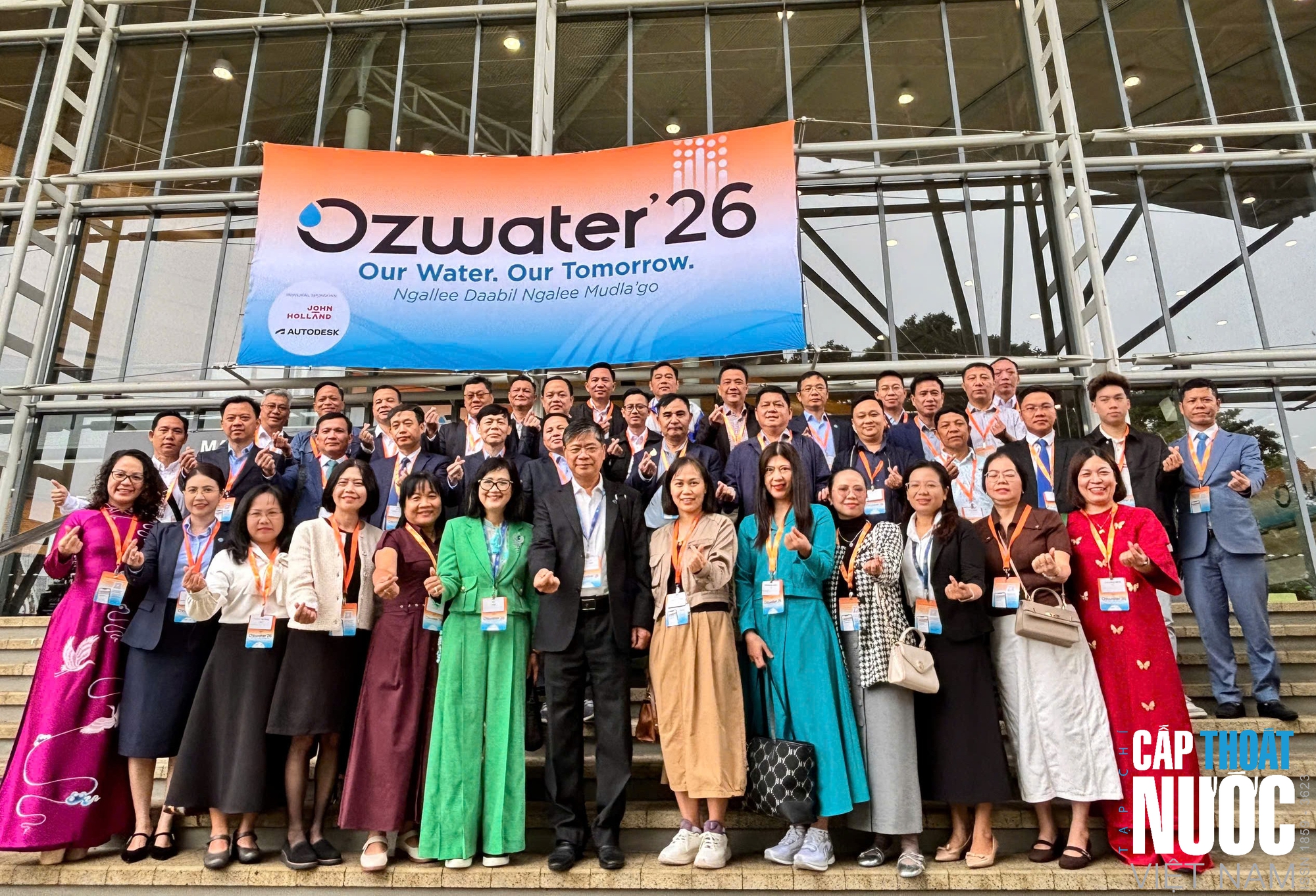 Ozwater’26: VWSA tăng cường kết nối quốc tế, học hỏi kinh nghiệm chuyển đổi ngành Nước- Ảnh 1. Ozwater’26: VWSA tăng cường kết nối quốc tế, học hỏi kinh nghiệm chuyển đổi ngành Nước- Ảnh 1.