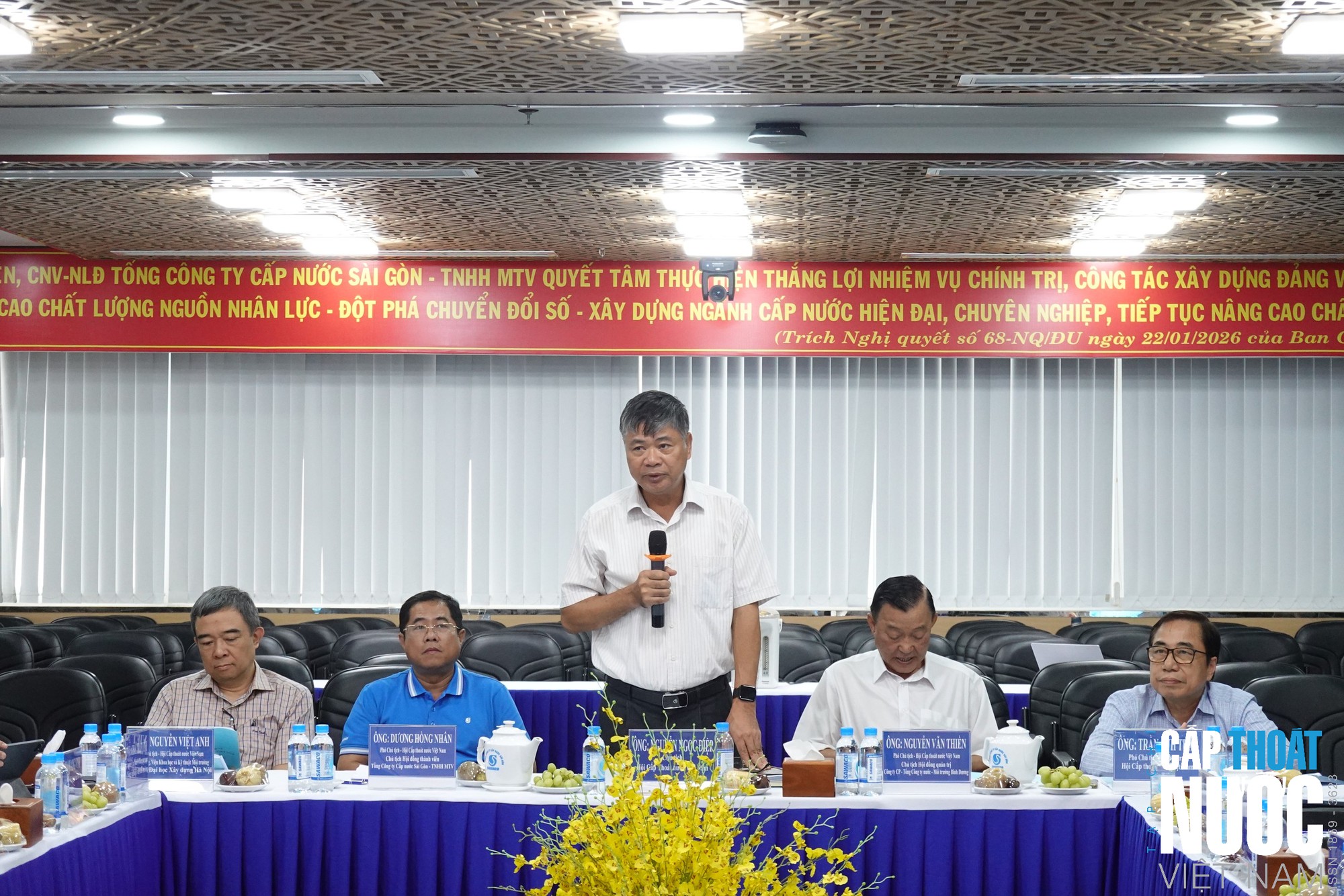 VWSA b&agrave;n những vấn đề lớn của ng&agrave;nh Nước trước thềm Đại hội VII- Ảnh 1.