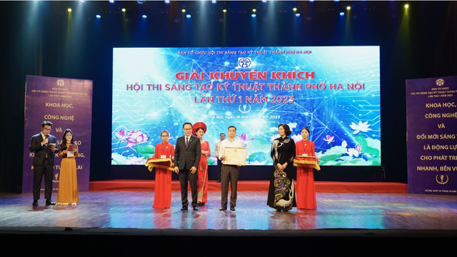 Công ty TNHH MTV Thoát nước Hà Nội đạt giải trong Hội thi sáng tạo kỹ thuật TP Hà Nội Lần thứ I  - Ảnh 1.
