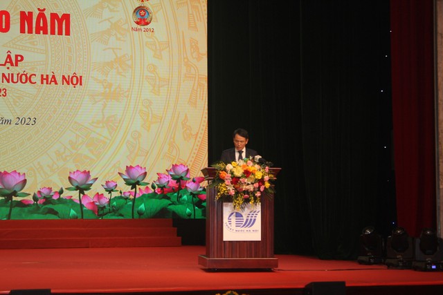 Công ty TNHH Thoát nước Hà Nội tổ chức lễ kỷ niệm 50 năm ngày thành lập - Ảnh 2.