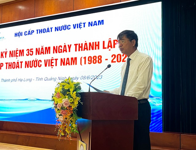 Kỷ niệm 35 năm thành lập Hội Cấp thoát nước Việt Nam - Ảnh 2.