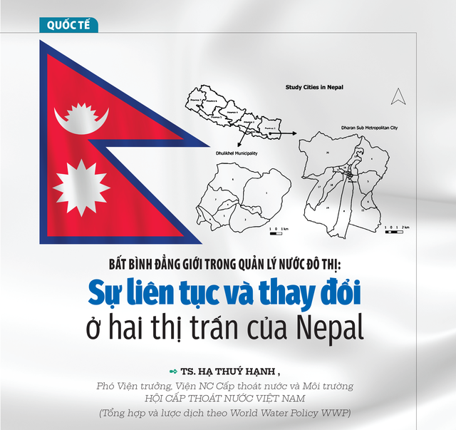 BẤT BÌNH ĐẲNG GIỚI TRONG QUẢN LÝ NƯỚC ĐÔ THỊ:   Sự liên tục và thay đổi ở hai thị trấn của Nepal - Ảnh 1.