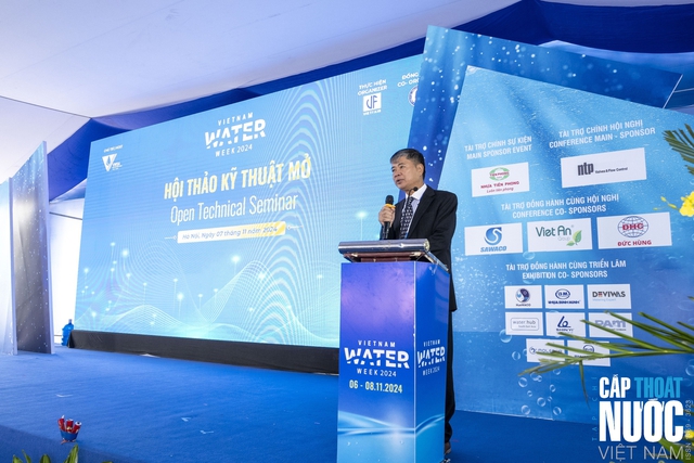 Nhiều công nghệ kỹ thuật mới được giới thiệu tại Vietnam Water Week 2024- Ảnh 1.