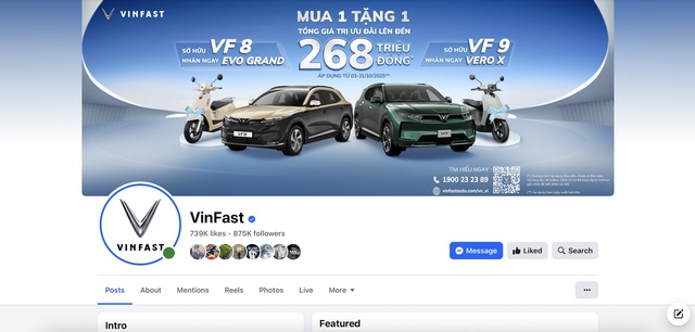 VINFAST cảnh báo hiện tượng lừa đảo thông qua fanpage giả mạo- Ảnh 2.