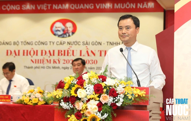 Đại hội đại biểu Đảng bộ Tổng Công ty Cấp nước Sài Gòn lần thứ V, nhiệm kỳ 2025 -2030 - Ảnh 2.