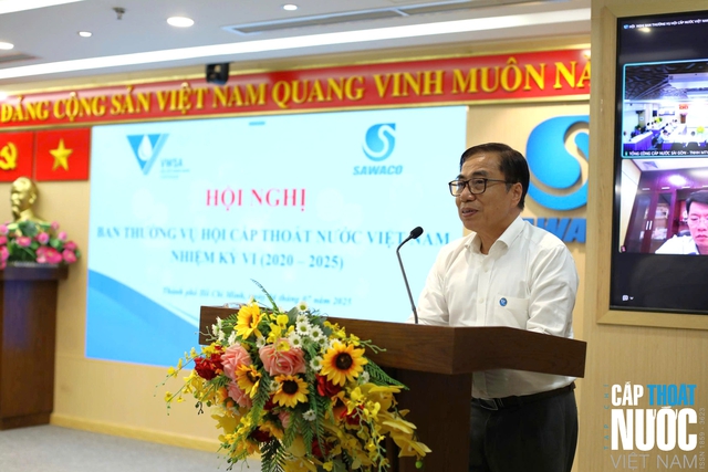 Hội nghị Ban thường vụ Hội Cấp Thoát nước Việt Nam nhiệm kỳ VI (2020 -2025)- Ảnh 1.