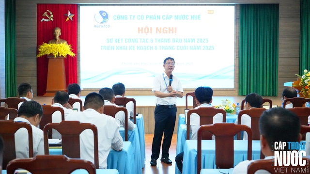 HueWACO tổ chức Hội nghị sơ kết 6 tháng đầu năm và triển khai kế hoạch 6 tháng cuối năm 2025 - Ảnh 1.