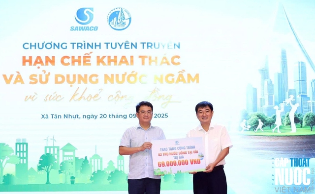 TPHCM nâng cao nhận thức cộng đồng về hạn chế khai thác nước ngầm - Ảnh 2.