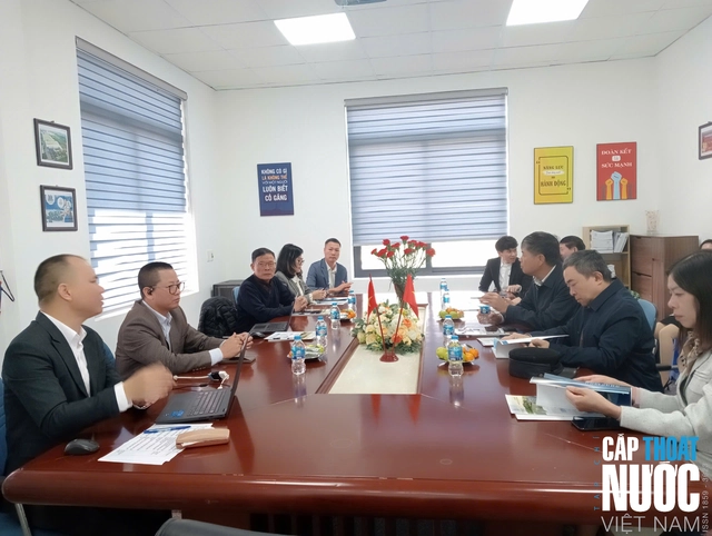 Hội Cấp Thoát nước Việt Nam thăm và làm việc tại Nhà máy Thuận Phát - Ảnh 2.