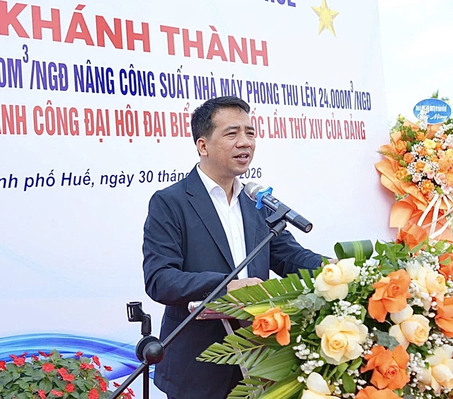 HueWACO khánh thành hệ thống xử lý nước sạch Nhà máy Phong Thu - Ảnh 2.