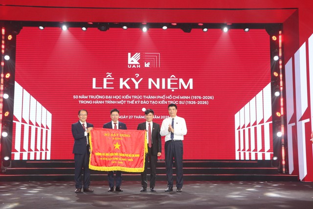 UAH kỷ niệm 50 năm th&agrave;nh lập, tiếp nối h&agrave;nh tr&igrave;nh 100 năm đ&agrave;o tạo kiến tr&uacute;c sư - Ảnh 2.