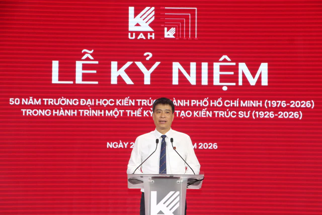 UAH kỷ niệm 50 năm th&agrave;nh lập, tiếp nối h&agrave;nh tr&igrave;nh 100 năm đ&agrave;o tạo kiến tr&uacute;c sư - Ảnh 1.