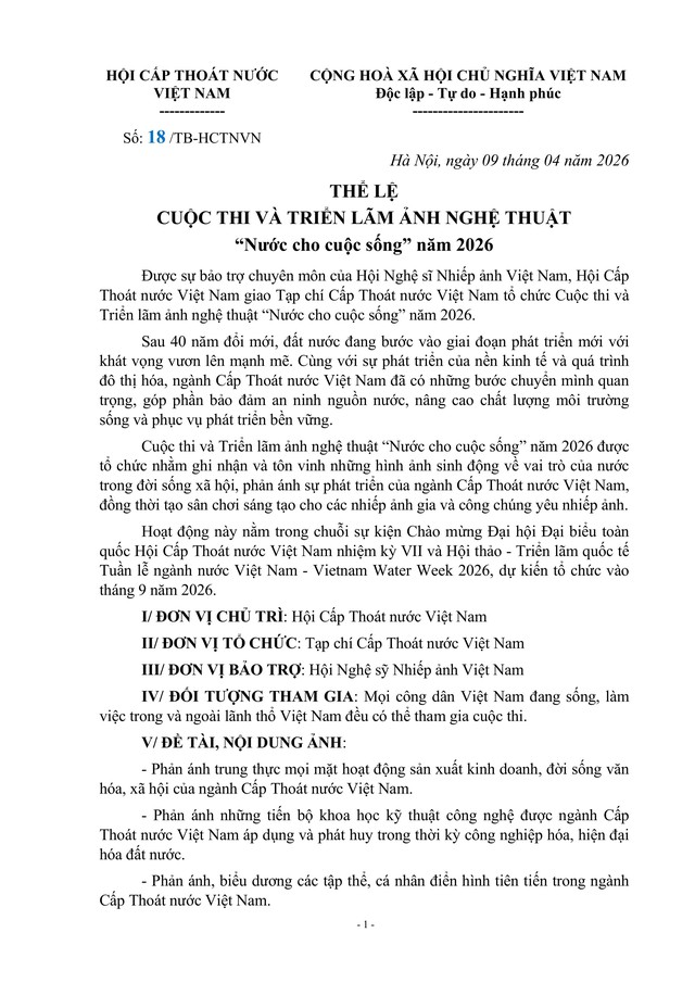 Phát động Cuộc thi ảnh “Nước cho cuộc sống” - năm 2026: Lan tỏa những khoảnh khắc của nguồn sống - Ảnh 3.