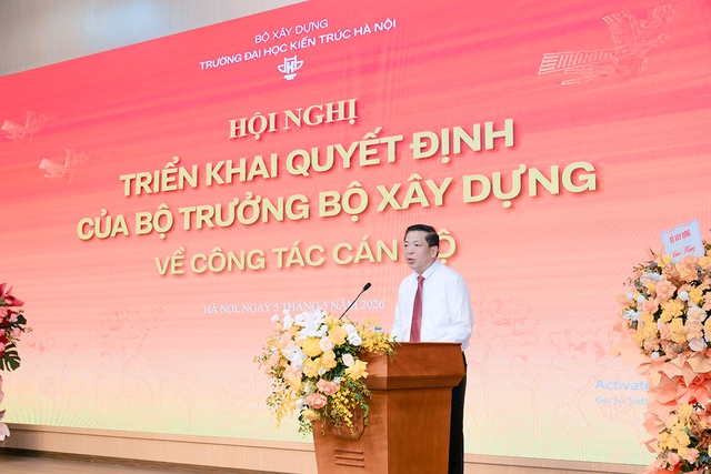 PGS.TS. Vũ Ngọc Anh giữ chức Hiệu trưởng Trường Đại học Kiến trúc Hà Nội - Ảnh 2.