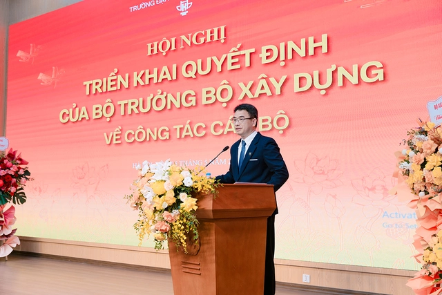 PGS.TS. Vũ Ngọc Anh giữ chức Hiệu trưởng Trường Đại học Kiến trúc Hà Nội - Ảnh 3.