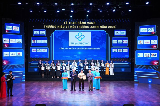 THUAN PHAT INC vào Top 50 Thương hiệu Xanh 2026- Ảnh 1.