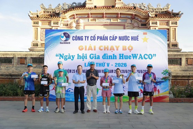 Giải chạy bộ “Ngày hội Gia đình HueWACO” lần thứ V năm 2026: Lan tỏa tinh thần thể thao vì sức khỏe cộng đồng - Ảnh 2.