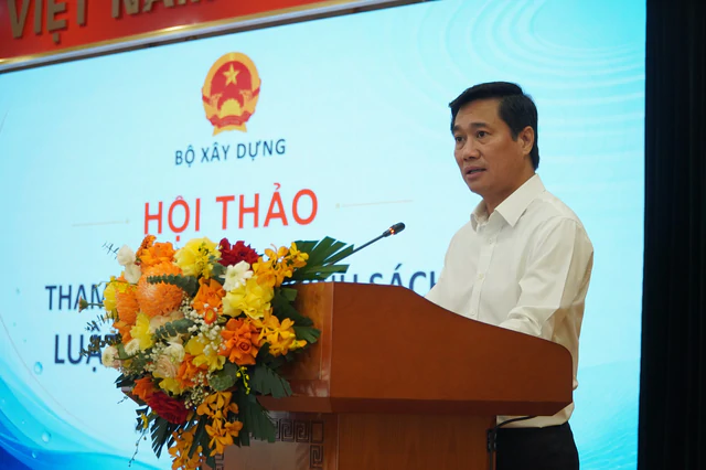 Bộ Xây dựng lấy ý kiến hoàn thiện chính sách Luật Cấp, Thoát nước- Ảnh 2.