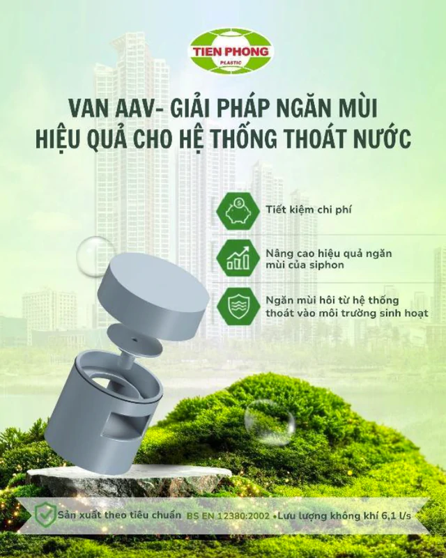 Van AAV và ống lõi xoắn PVC-U Nhựa Tiền Phong: Hai mảnh ghép hoàn thiện cho hệ thống thoát của công trình hiện đại - Ảnh 1.