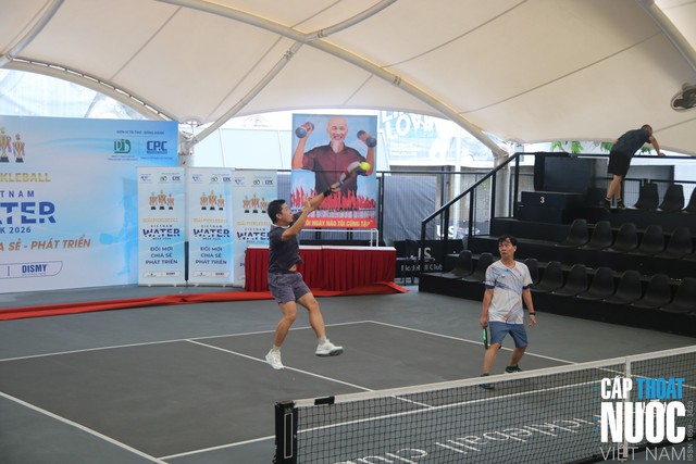 Pickleball kết nối những người l&agrave;m nước tại Vietnam Water Week 2026- Ảnh 3.