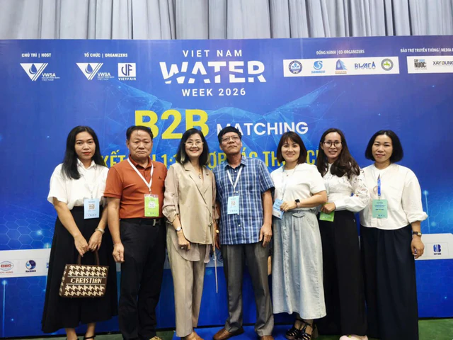 Vietnam Water Week 2026: Sôi nổi hoạt động B2B kết nối doanh nghiệp, thúc đẩy hợp tác - Ảnh 5.