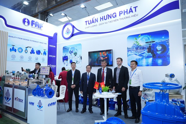 Thiết bị của Tuấn Hưng Phát thu hút khách tham quan Vietnam Water Week 2026- Ảnh 1.