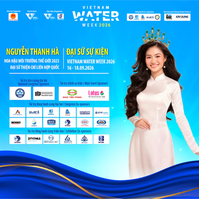 Hoa hậu Nguyễn Thanh Hà trở thành Đại sứ sự kiện Vietnam Water Week 2026 - Ảnh 1.