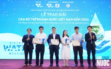 Trao Giải thưởng "Cán bộ trẻ ngành Nước Việt Nam" của năm 2024