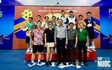 Sôi nổi giao lưu Pickleball tại Hội nghị thường niên Chi hội Cấp Thoát nước miền Nam