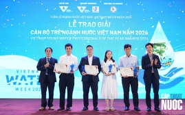 Trao Giải thưởng "Cán bộ trẻ ngành Nước Việt Nam" của năm 2024