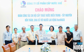 Chung tay vượt qua thiên tai: Chi hội Cấp thoát nước Miền Trung – Tây Nguyên hỗ trợ hội viên bị ảnh hưởng bão, lũ