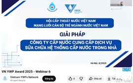Lan tỏa tinh thần đổi mới sáng tạo trong ngành Nước: Giải thưởng “Cán bộ trẻ ngành Nước Việt Nam” năm 2025