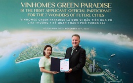 Vinhomes Green Paradise được công nhận là ứng viên đầu tiên của "7 kỳ quan đô thị tương lai" thế giới