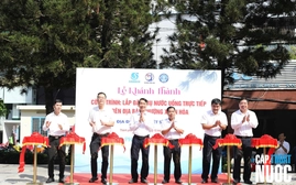 Công ty CP Cấp nước Bến Thành khánh thành trụ uống nước tại vòi phục vụ miễn phí người dân TP.HCM