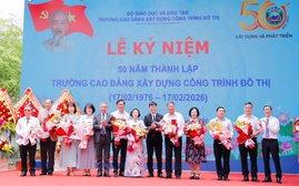 Trường Cao đẳng Xây dựng Công trình đô thị kỷ niệm 50 năm thành lập